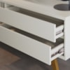 Rack Bancada Tv 75 Pol 200 cm Veneza Off White Matte Colibri