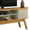 Rack Bancada Tv 75 Pol 2P 183 cm Valencia Cumaru Opala MADETEC