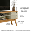 Rack Bancada Tv 75 Pol 2P 183 cm Valencia Cumaru Opala MADETEC