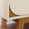 Rack Bancada Tv 75 Pol 3G 200 cm Selene Cinamomo Off White MADETEC