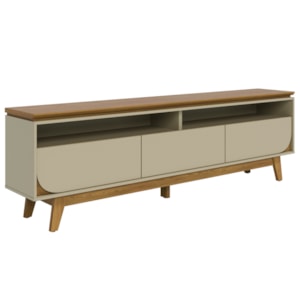 Rack Bancada Tv 75 Pol 3G 200 cm Selene Cumaru Opala MADETEC