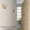 Rack Com Painel TV 75 POL Aparador E Mesa De Centro Preto ARLY