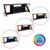 Rack Industrial 160cm Tv 60 com LED P1033 Vermelho Preto PP Milani Store