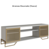 Rack Industrial 180 Cm 2 PT Com Tela Em Metal 1027 Arenas Dourado PP