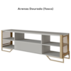 Rack Industrial 180 Cm Gaveta E Tela Em Metal 1017 Arenas Dourado PP