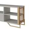Rack Industrial 180 Cm Gaveta E Tela Em Metal 1017 Arenas Dourado PP