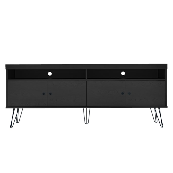 Rack Para Sala de Tv 75 Pol 160 cm 4609 Preto ARLY