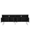 Rack Para Sala de Tv 75 Pol 160 cm 4609 Preto ARLY