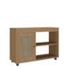 Rack Para TV 42 Pol 1P 91 cm Com Rodízios Carvalho ARLY