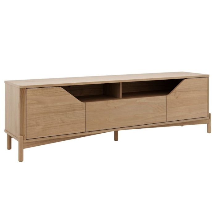 Rack Para TV 70 Pol Madeira Macica Taeda 2 Portas 182 cm 3310U Tauari Festra