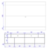 Rack Santorini e Painel Nilo Tv 75 Pol 200 cm Off White Matte Freijo Colibri