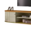 Rack Suspenso Tv 75 Pol 2P 183 cm Algarve Cumaru Opala MADETEC