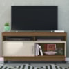 Rack Tv 50 Pol 121 cm 1 Porta Artur Naturale Off White MADETEC