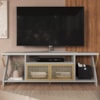 Rack Tv 60 Pol Industrial 160 cm P1033 Arenas Dourado PP