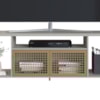 Rack Tv 60 Pol Industrial 160 cm P1033 Arenas Dourado PP