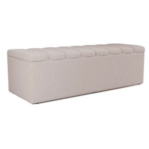 Recamier Calcadeira Bau 140 cm Dalia Linho Cru Artte