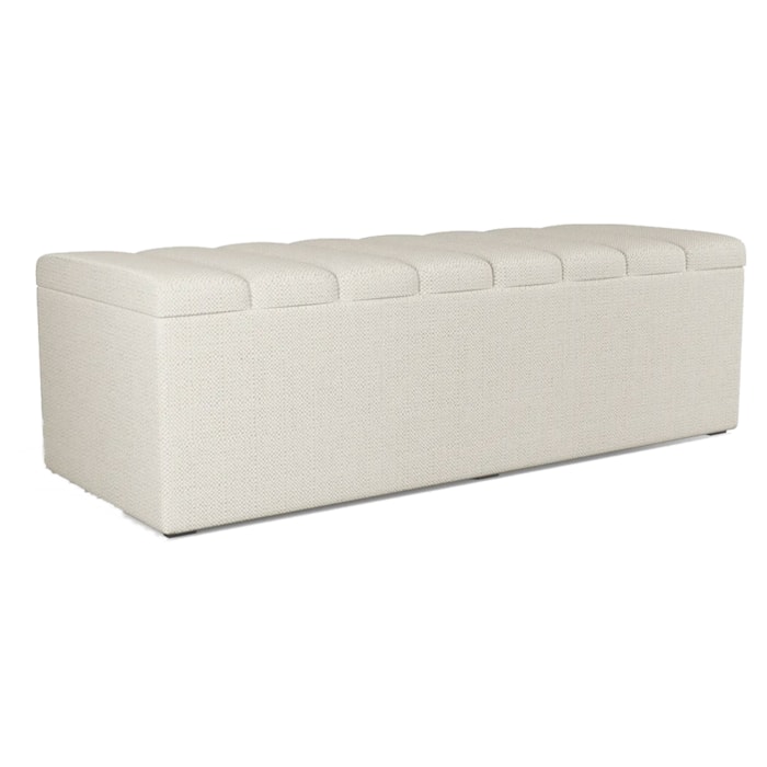 Recamier Calcadeira Bau 160 cm Dalia Linho Champagne Artte