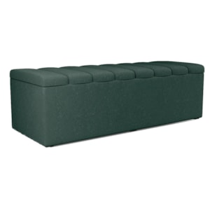 Recamier Calcadeira Bau 160 cm Dalia Linho Verde Musgo Artte