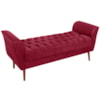 Recamier Grecia 150cm Suede Vermelho MPassos