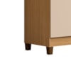 Roupeiro 4P 2G Moden 3565 100 cm Carvalho Am Off White INCP