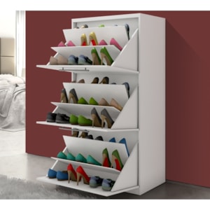 Sapateira 3 Portas Mille Branco Milani Movelaria Sapateira 3 Portas Mille Branco Milani Movelaria