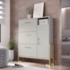 Sapateira 4 Gavetas P1062 96 cm Arenas Dourado PP Milani Store
