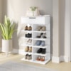 Sapateira Multiuso 1 Gaveta 99X60 cm Agata Branco DCASA