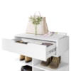 Sapateira Multiuso 1 Gaveta 99X60 cm Agata Branco DCASA