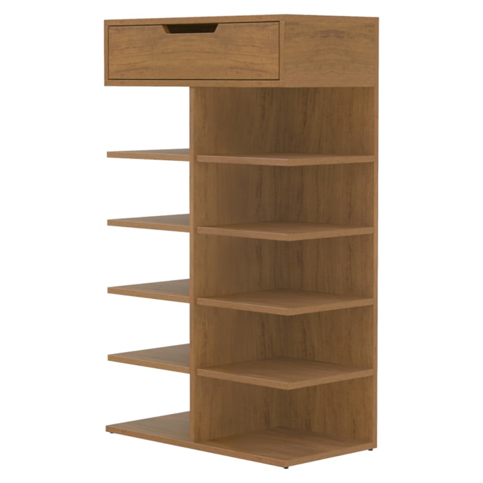 Sapateira Multiuso 1 Gaveta 99X60 cm Agata Cedro DCASA