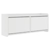 Sapateira Multiuso 2 Portas 130 cm Dalia Branco DCASA