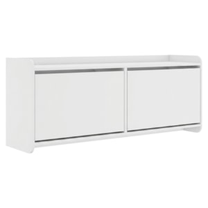 Sapateira Multiuso 2 Portas 130 cm Dalia Branco DCASA