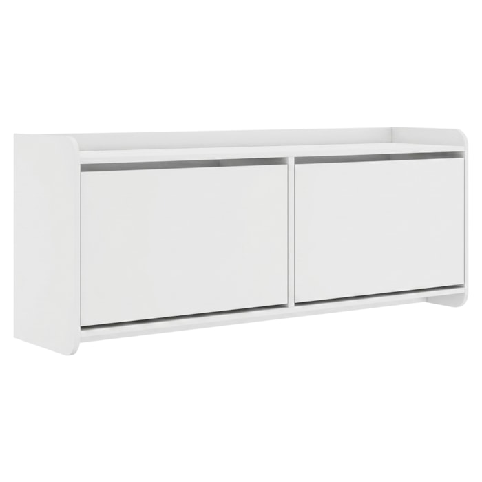 Sapateira Multiuso 2 Portas 130 cm Dalia Branco DCASA