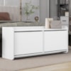Sapateira Multiuso 2 Portas 130 cm Dalia Branco DCASA