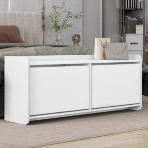 Sapateira Multiuso 2 Portas 130 cm Dalia Branco DCASA