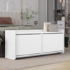 Sapateira Multiuso 2 Portas 130 cm Dalia Branco DCASA