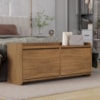 Sapateira Multiuso 2 Portas 130 cm Dalia Cedro DCASA