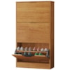 Sapateira Multiuso 3 Gavetas Basculantes 120x65 cm Aurora Cedro RUDK