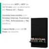 Sapateira Multiuso 3 Gavetas Basculantes 120x65 cm Aurora Preto RUDK