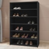 Sapateira Multiuso 72 cm 5 Prateleiras Lais Preto REAJL Moveis