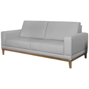 Sofa 2 Lugares 145 cm Crons Linho Cinza Vazzano Sofa 2 Lugares 145 cm Crons Linho Cinza Vazzano