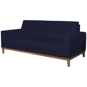 Sofa 2 Lugares 160 cm Crons Linho Azul Vazzano