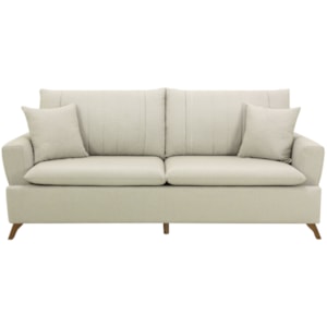 Sofa 2 Lugares 160 cm Eron Linho Cru Vazzano Sofa 2 Lugares 160 cm Eron Linho Cru Vazzano
