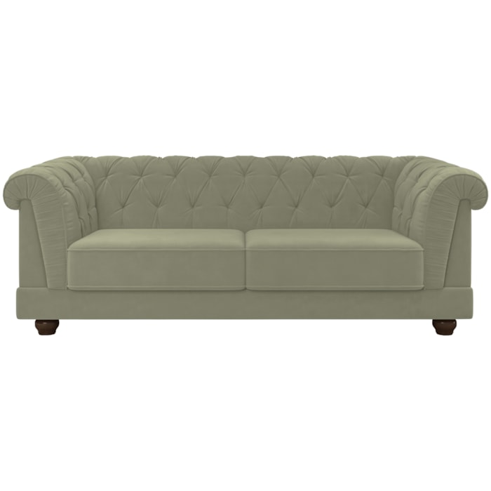 Sofa 2 Lugares 190 cm Ponteio Veludo SL 940 Moll