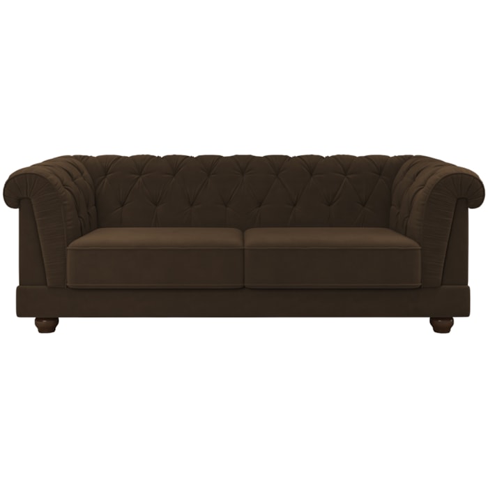 Sofa 2 Lugares 190 cm Ponteio Veludo SL 942 Moll