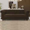 Sofa 2 Lugares 190 cm Ponteio Veludo SL 942 Moll