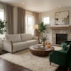 Sofa 2 Lugares Ambar 165 cm Braços Pes Em Madeira Courino TCS 725 MOLL