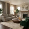 Sofa 2 Lugares Ambar 165 cm Braços Pes Em Madeira Courino TCS 726 MOLL