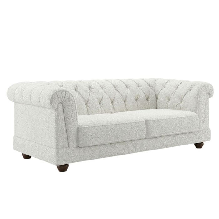 Sofa 2 Lugares Capitone Acorde 190 cm Pes MDF Boucle TCE 1010 MOLL