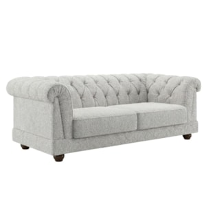 Sofa 2 Lugares Capitone Acorde 190 cm Pes MDF Boucle TCE 1018 MOLL