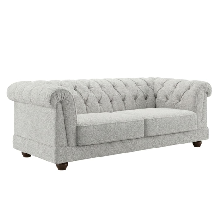 Sofa 2 Lugares Capitone Acorde 190 cm Pes MDF Boucle TCE 1018 MOLL